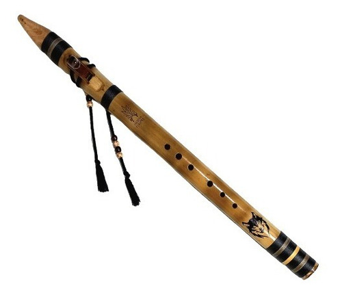 Flauta Estilo Nativa Americana 02 - C 440hz - Yakecanflautas