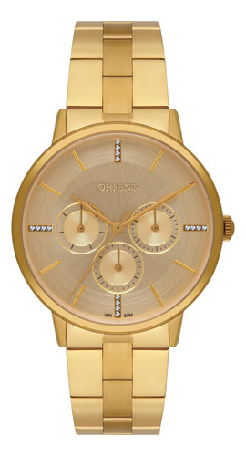 Relógio Orient Feminino Eternal Fgssm090 C1kx Dourado