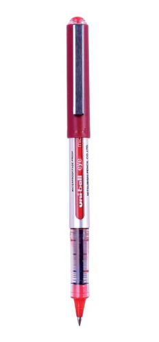 Lapiceras Uni-ball Eye Ub150 Roller Pack X10 Tinta Roja