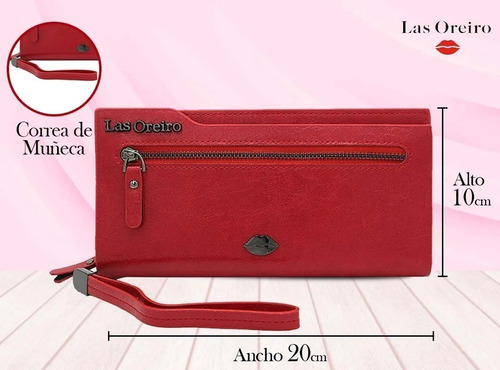 Imagen 2 de 10 de Fichero Billetera Damas Las Oreiro Espacio Monedero Tarjetas