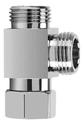 . Adaptador De 3 Vías De Latón Cromado Desviador G1/2 T En