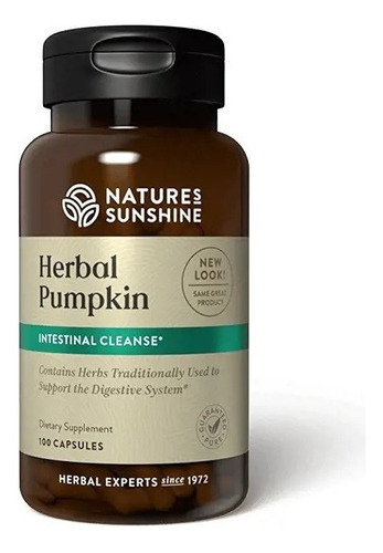 Nature's Sunshine | Herbal Pumpkin | 1470mg | 100 Capsules