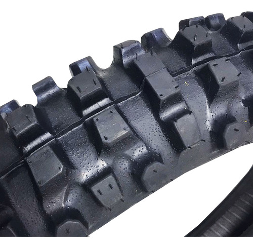 Pneu Traseiro Trilha Com Camara Aro17 100/90-17 Nxr 150 Bros