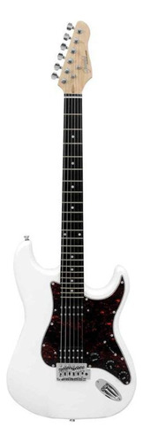 Guitarra Elétrica Giannini G-102 Standard Stratocaster Cor Branco Tortoise Material Do Diapasão Madeira Técnica Orientação Da Mão Destro