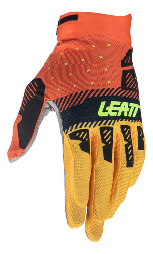 Guante Moto Leatt X-flow 2.5 Color Citrus Talle Xl