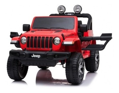 Auto A Batería Para Niños Jeep Wrangler Rubicon Rojo | Cuotas sin interés