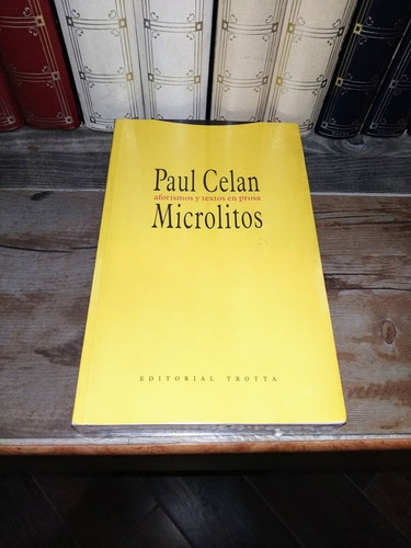 Microlitos - Paul Celan / Trotta + Sorpresa