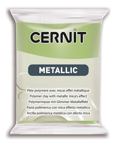 Cernit Metallic Arcilla Polimérica 56 G, Colores A Elección Color Oro Verde