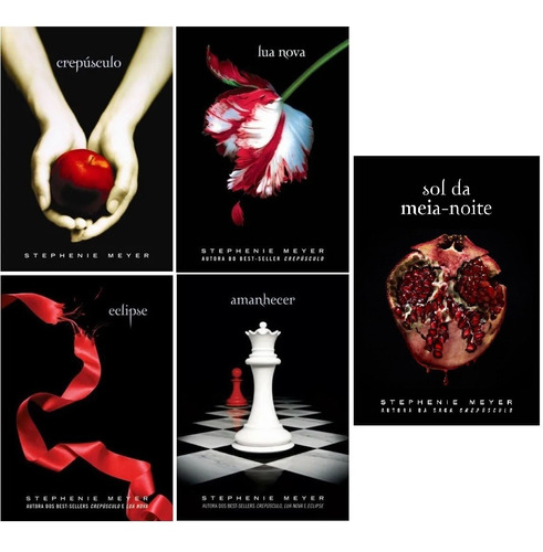 Coleção Completa Série Crepúsculo 5 Livros - Stephenie Meyer