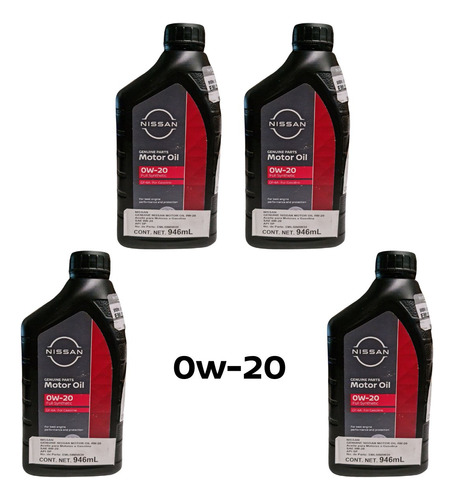 4 Litros Aceite Motor 0w20 X-trail 2005