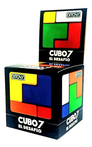 Imagen 1 de 4 de Cubo 7 El Desafío Original Ditoys 