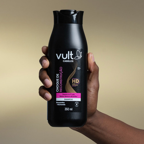 Shampoo Restauração Choque De Reconstrução Reparação Vult