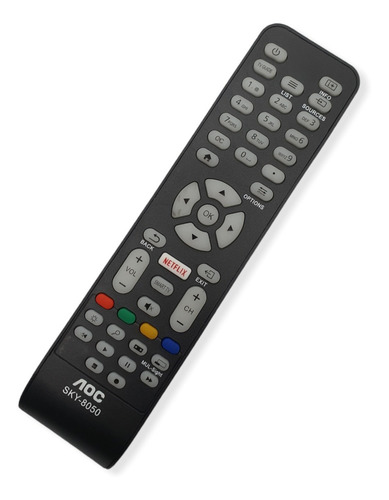 Controle Remoto De Tv Aoc Netflix Smart Le43s5977, Le32s597