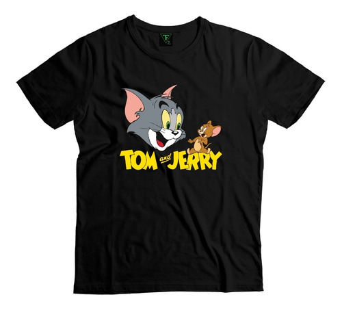 Polera Tom Y Jerry Dibujos Animados Algodón Niño Niña