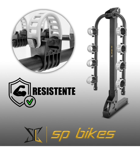 Imagen 4 de 10 de Rack Tiron Portabicicletas Sp P/4 Bicis Audi Q2