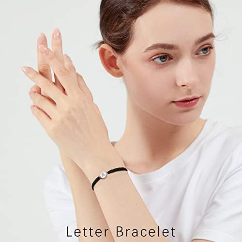 J.endéar Pulsera Con Nombre De Letra Inicial A Hecha A Mano