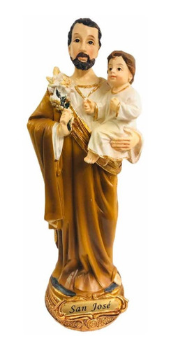 San José En Porcelana Italiana 15 Cm + Novena Bíblica