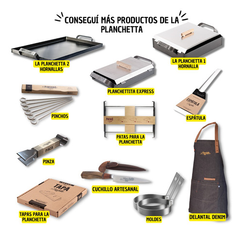 Imagen 5 de 10 de Espátula De Acero Inoxidable Profesional La Planchetta ®