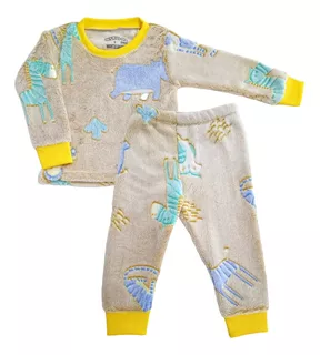 Conjunto Pijama Infantil Fleece Peluciado Inverno Quentinho