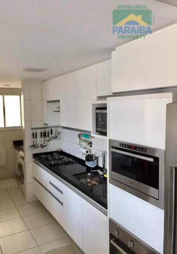 Imagem 7 de 15 de Apartamento Mobiliado À Venda - Praia De Areia Dourada - Cabedelo - Pb - Ap1187