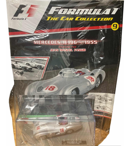 Colección Fórmula 1 Mercedes W196- 1955 Juan Manuel Fangio