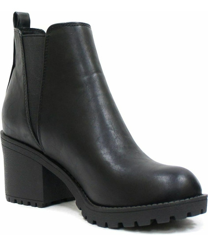 Botas Dama Urbanas Trabajo Casuales Plataforma Sfty Dpaf12