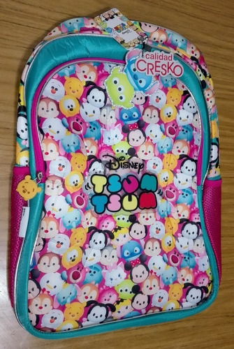Mochila Modelo Sport Disney Tsum 2 Comp Cresco 44 Cm