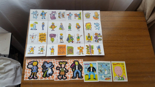 Nicktoons Doug Cards Set ( Cartas, Tattoos, Stickers )