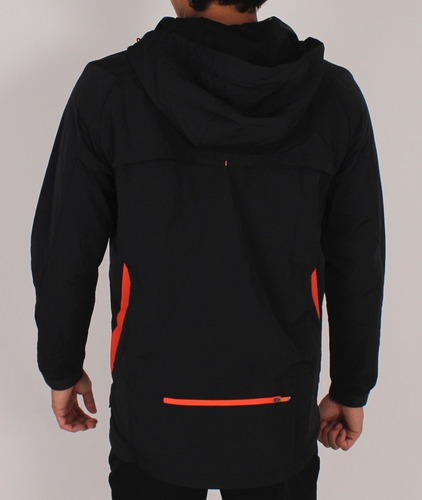 Rompevientos Negro Letras Nuevo Unisex Capucha Li-ning Fpx