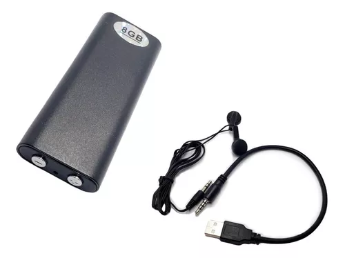 Pluma de grabación de audio - Grabadora espía de voz oculta digital + 8GB