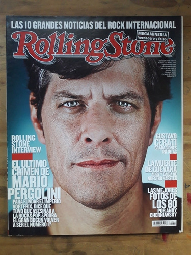Revista Rolling Stone N° 171 Mario Pergolini Año 2012