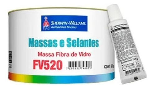 Masilla Fibra De Vidrio Sherwin Williams 800grs Fv520