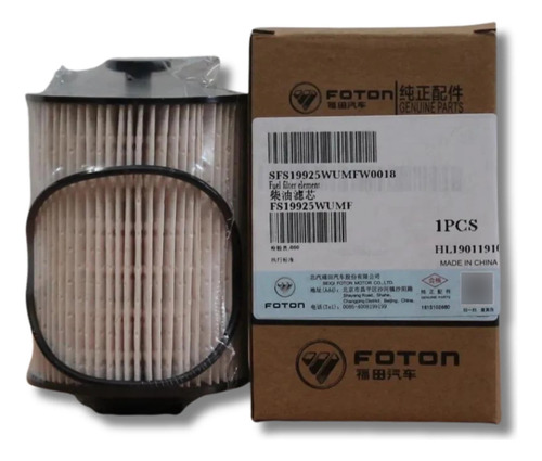 Filtro Elemento Petroleo Para Foton Terracota Isf 2.8 Diesel