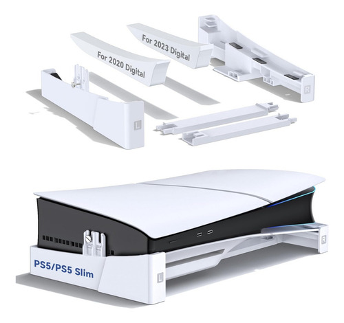 Soporte Horizontal Compatible Con Ps5 Slim/ps5 Disc Y Digita