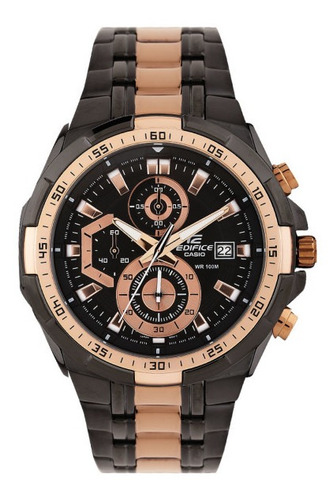 Reloj Casio Edifice Cronógrafo Efr-539bkg-1av - Original