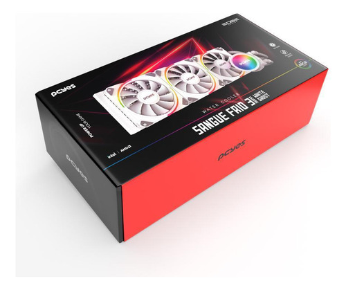 Water Cooler Sangue Frio 3 Argb White Ghost 360mm Tdp 350w