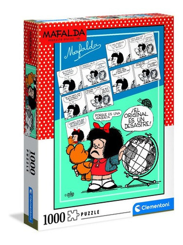 Mafalda Mundo Original Rompecabezas 1000 Pz Clementoni Quino