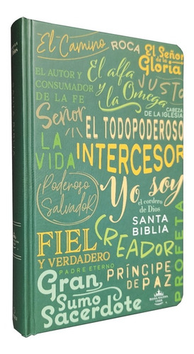 Biblia Rvr1960 Económica Mediana Tapa Dura Nombres Verde