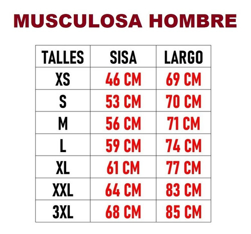 Imagen 2 de 5 de Musculosa Lisas De Jersey 100% Algodón