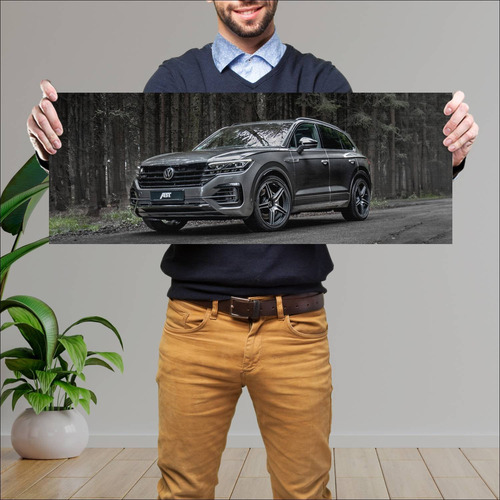 Cuadro 30x80cm Auto 2019 Volkswagen Touareg R Li 727