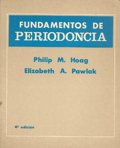 Libro Fundamentos De Periodoncia De Philip M. Hoag