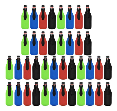 Funda Aislante Para Botellas De Cerveza, Paquete De 40 Unida