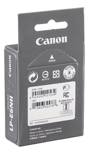 Bateria Lp E6nh Canon 80d 90d R R5 R6 R7 6d Mkii 5d Mkiv