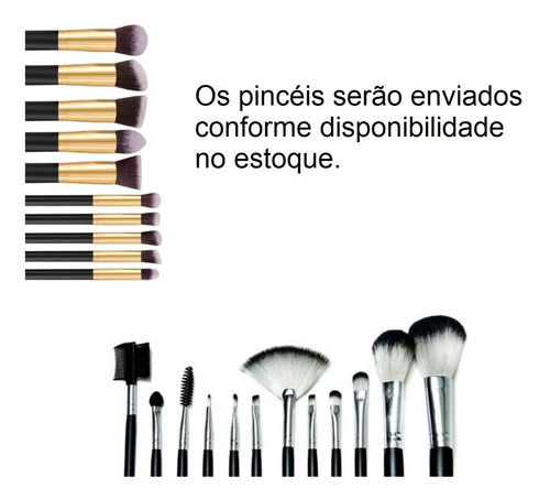 Imagem 3 de 5 de Maleta Maquiagem Top Profissional Completa Maquiador + Brind