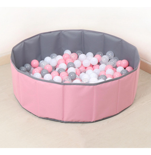 Nuevo Piscina De Bolas Ocean Plegable Rosa 100cm X H30cm