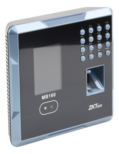 Zkteco Control De Acceso Y De Asistencia Mb160id Mb160 Adms Negro