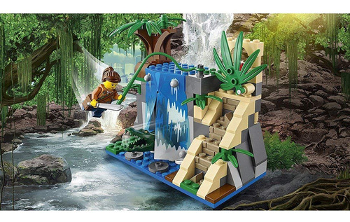 Lego City Jungle Explorers Set Jungle Lab 60160 De 426 Pie