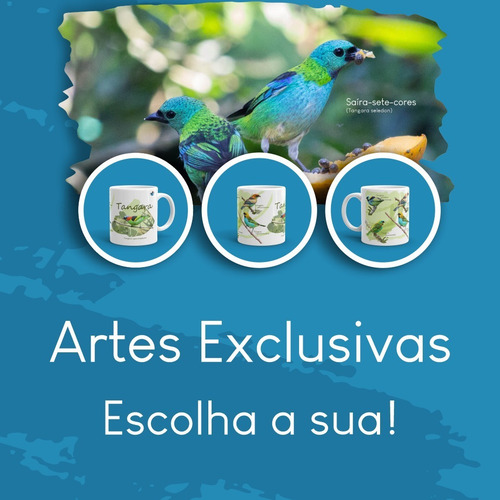 Imagem 5 de 7 de Caneca Personalizada Aves De Ubatuba (tapicuru )