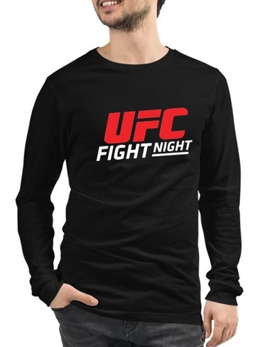 Polera Ufc Fight Night Manga Larga