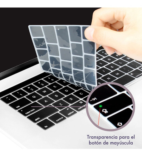 Imagen 7 de 9 de Protector Teclado Silicona - Compatible Macbook Air 13 A2681